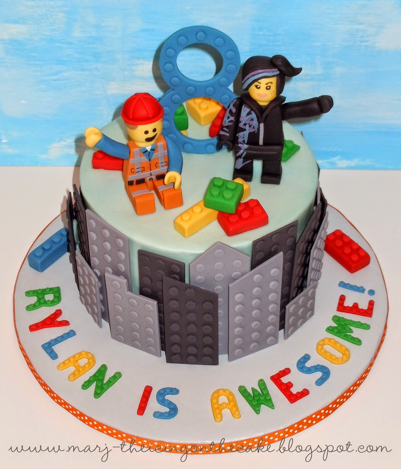 LEGO Movie Cake